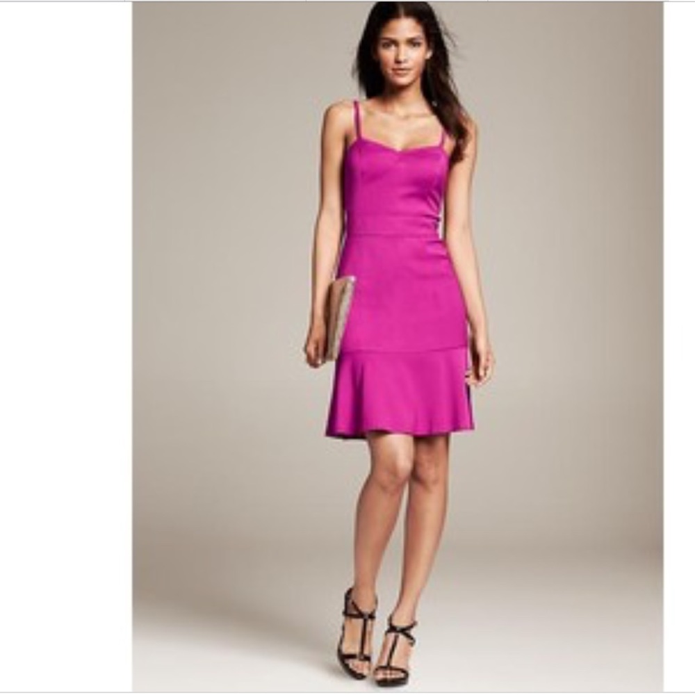 Banana Republic Strappy Flounce Dress